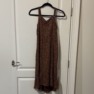 Abercrombie Kids Brown Floral Casual Dress